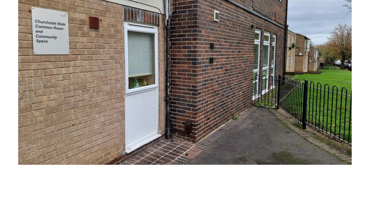 Entrance to Churchside Walk Community Centre